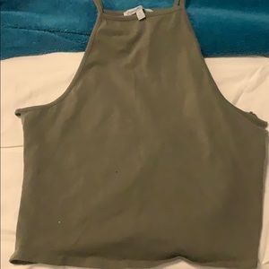 green halter top